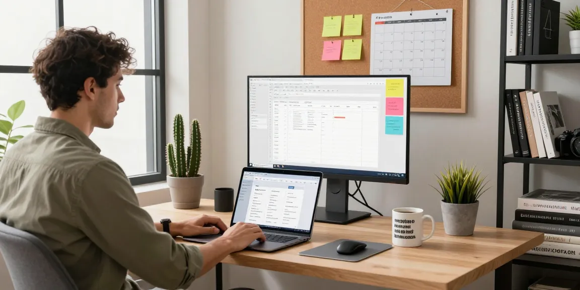 WPS Download interface on a laptop in a modern home office, highlighting productivity tools for effective work.