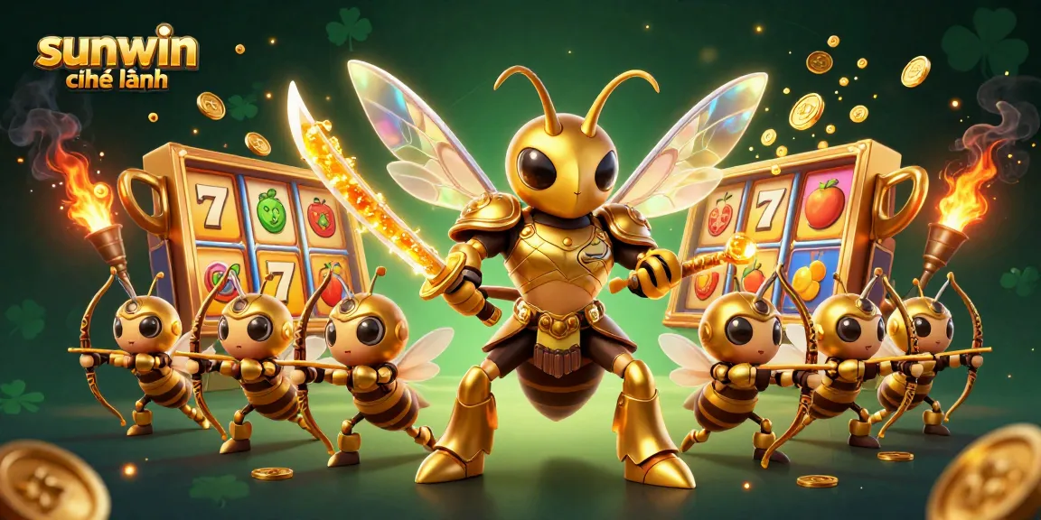 Spin the reels with the captivating sunwin chính hãng golden hornet and his team in a dynamic casino adventure.